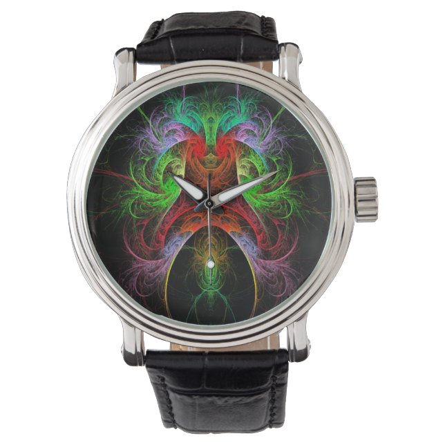 Abstracte carnaval horloge (Voorkant)