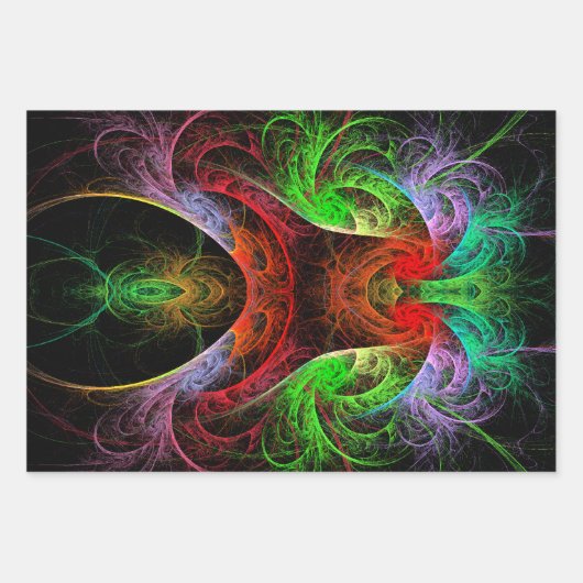 Abstracte carnaval inpakpapier vel (Voorkant 2)