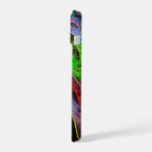 Abstracte carnaval iPhone 15 case (Linkerkant)