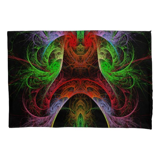 Abstracte carnaval kussensloop (Voorkant)