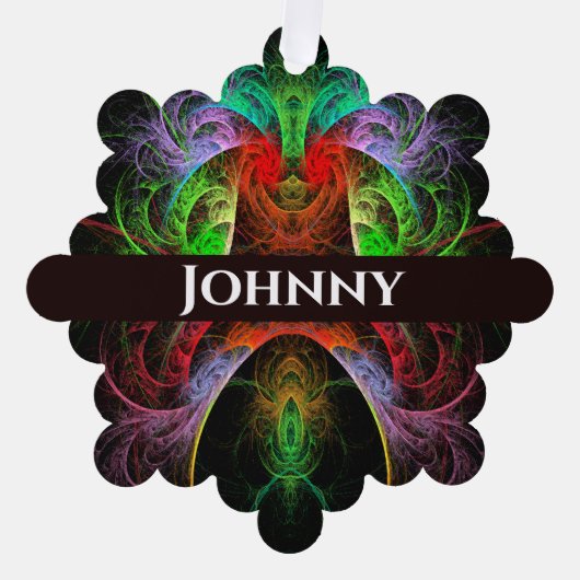 Abstracte carnaval ornament kaart (Voorkant)