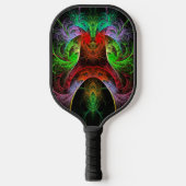 Abstracte carnaval pickleball paddle (Voorkant)