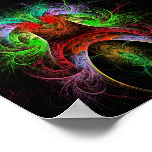 Abstracte carnaval poster (Hoek)