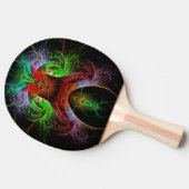 Abstracte carnaval tafeltennisbatje (Zijkant)