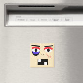 Abstracte Cartoon boxermagneet Magneet (Insitu (Vaatwasser))