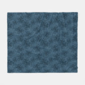 Abstracte cartoon ornamental vlinder zwart m fleece deken (Voorkant (Horizontaal))