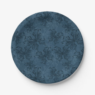 Abstracte cartoon ornamental vlinder zwart m papieren bordje