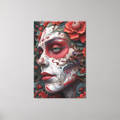 Abstracte Catrina Canvas Afdruk (Voorkant)