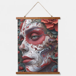 Abstracte Catrina Hangend Wandkleed