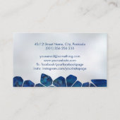 Abstracte cellen - Abalone Shell en Pearl Visitekaartje (Achterkant)