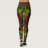 Abstracte cellen leggings (Achterkant)