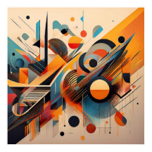 Abstracte chaos en orde – geometrische kunst