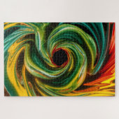 Abstracte Chaos Legpuzzel (Horizontaal)