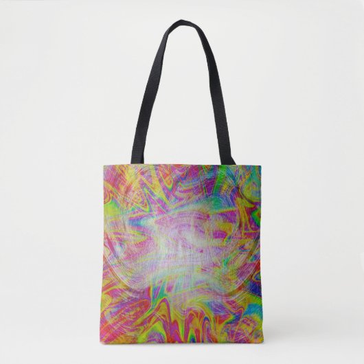Abstracte chaos tote bag (Voorkant)