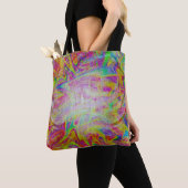 Abstracte chaos tote bag (Dichtbij)