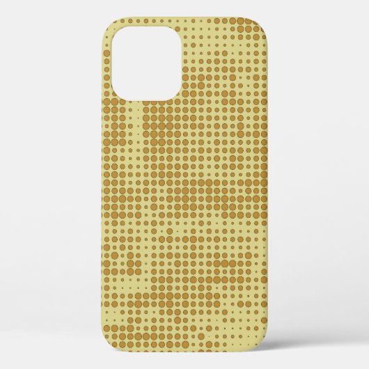 Abstracte chaotische helft. Textuur van stippen. F Case-Mate iPhone Case (Achterkant)