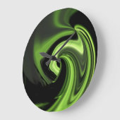 Abstracte Chartreuse Green Heart Wall klok (Hoek)