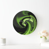 Abstracte Chartreuse Green Heart Wall klok (Huis)