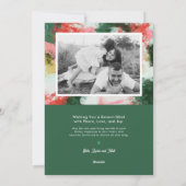 Abstracte Cheer Lijst Kerstvakantie Foto Kaart (Achterkant)