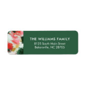 Abstracte Cheer Return-adreslabels Etiket (Voorkant)