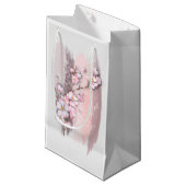 Abstracte Cherry Blossom Small Gift Bag Klein Cadeauzakje (Voorkant Gekanteld)