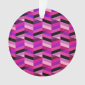 Abstracte chevron/visgraat | Paars & Violet Ornament (voorkant)