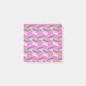 Abstracte chevron/visgraat | Paars & Violet Post-it® Notes (Voorkant)