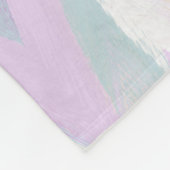 Abstracte chevrons fleece deken (Hoek)