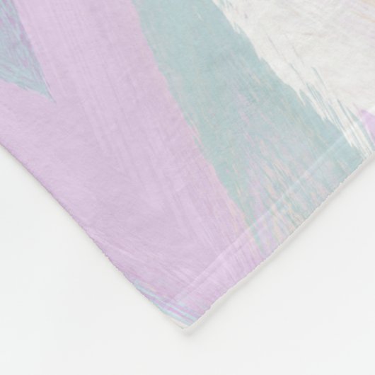 Abstracte chevrons fleece deken (Hoek)