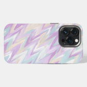 Abstracte chevrons iPhone hoesje (Achterkant horizontaal)