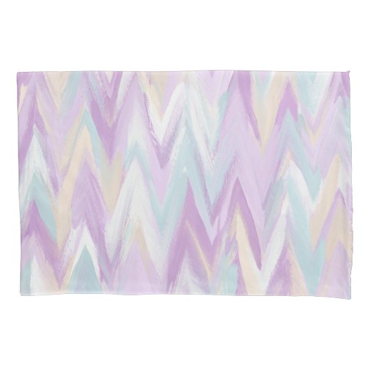 Abstracte Chevrons Kussensloop (Voorkant-Links)