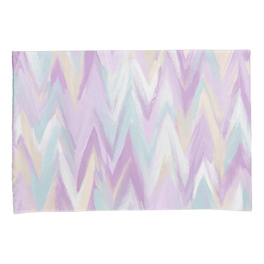 Abstracte Chevrons Kussensloop (Voorkant-Rechts)