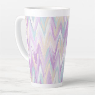 Abstracte Chevrons Latte Mok