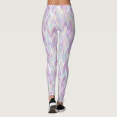 Abstracte chevrons leggings (Achterkant)