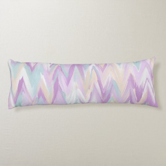 Abstracte Chevrons Lichaamskussen (Achterkant)