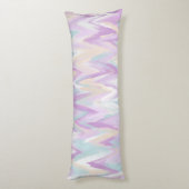 Abstracte Chevrons Lichaamskussen (Achterkant (Verticaal))