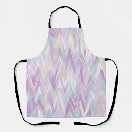 Abstracte Chevrons Schort (Voorkant)