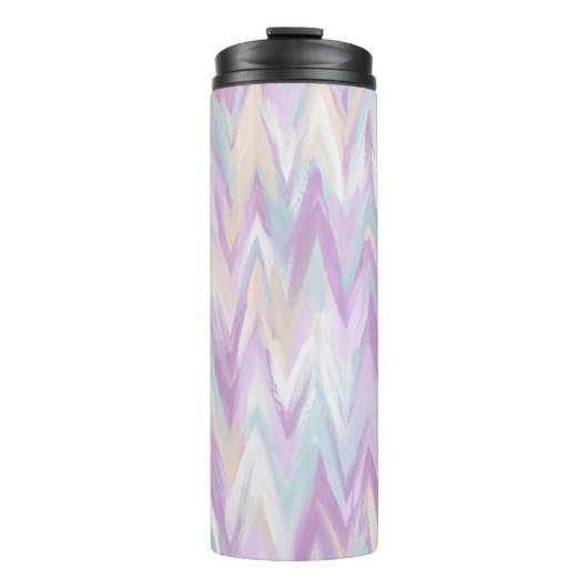 Abstracte Chevrons Thermosbeker (Voorkant)