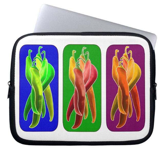 Abstracte Chiles Laptop Tas (Voorkant)