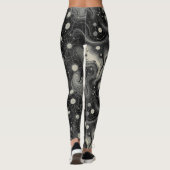 Abstracte chique Leggings (Achterkant)