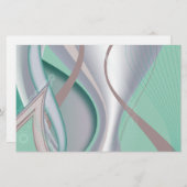 Abstracte chocolademunt tornado briefpapier (Voorkant / Achterkant)