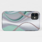 Abstracte chocolademunt tornado Case-Mate iPhone case (Achterkant (horizontaal))