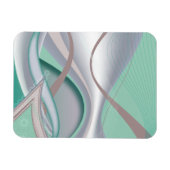 Abstracte chocolademunt tornado magneet (Horizontaal)