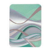 Abstracte chocolademunt tornado magneet (Verticaal)