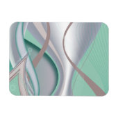 Abstracte chocolademunt tornado magneet (Horizontaal)