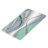 Abstracte chocolademunt tornado magneet (Linkerzijde)