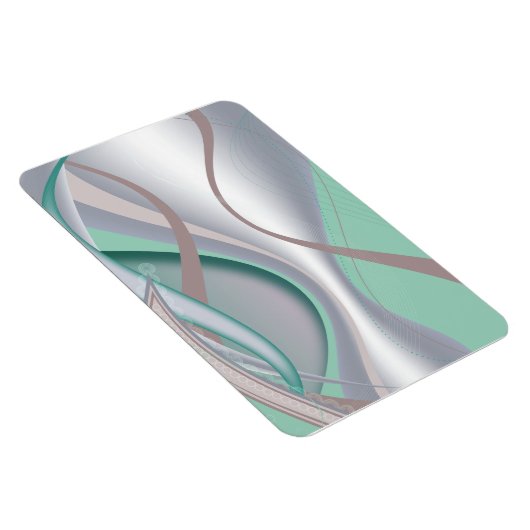 Abstracte chocolademunt tornado magneet (Rechterzijde)