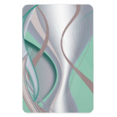 Abstracte chocolademunt tornado magneet (Verticaal)