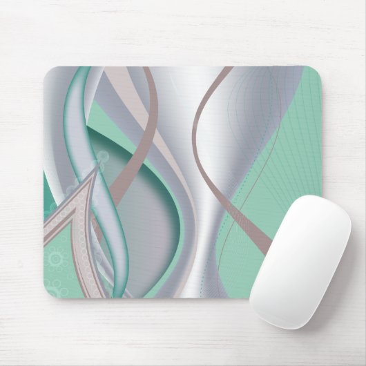 Abstracte chocolademunt tornado muismat (Met muis)