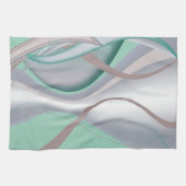 Abstracte chocolademunt tornado theedoek (Horizontaal)